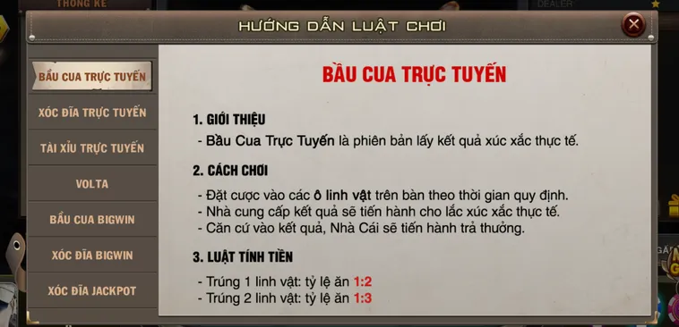 Hướng Dẫn Cách Chơi Bầu Cua Live Tại VaoBet Bất Bại Cho Người Mới