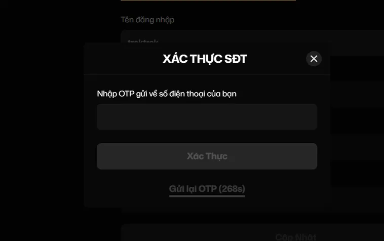 Kích Hoạt Xác Thực SĐT - Tài Khoản Siêu Bảo Mật!