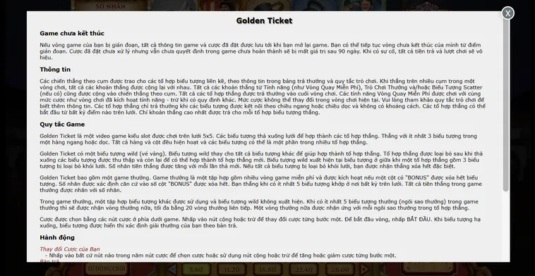 Game Nhanh Golden Ticket Tại VaoBet Phân Tích Cơ Chế Cuộn Rơi Liên Hoàn