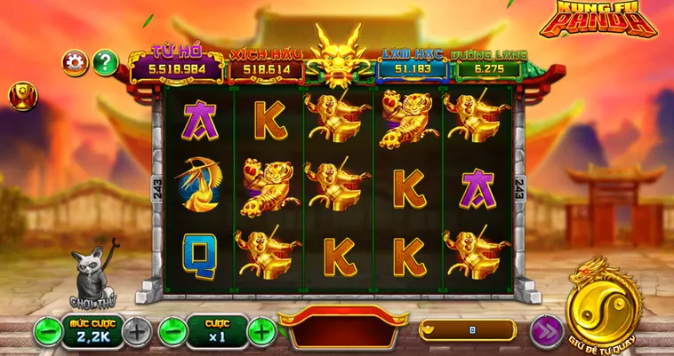 Bí Kíp Săn Hũ Vương Giả Sảnh Slot Game Kungfu Panda Tại VaoBet Siêu Đỉnh