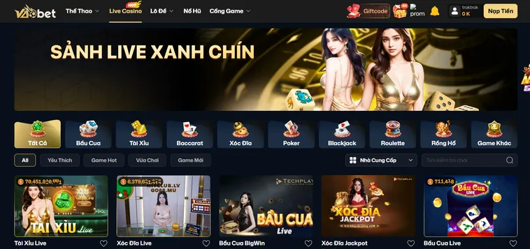 Xanh Chín Live VaoBet Khảo Sát Tính Minh Bạch Đấu Trường Sòng Bạc Công Nghệ Cao