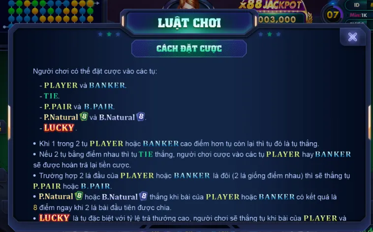 Nổ Hũ Baccarat Lucky 88 Tại VaoBet Bí Kíp Săn Hệ Số Nhân Vàng Phát Tài