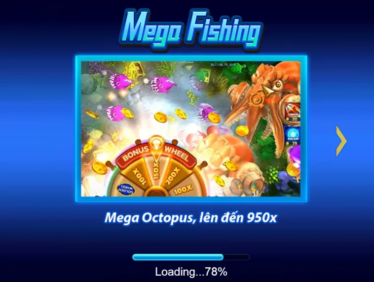 Bắn Cá Mega Fishing VaoBet Đột Kích Thủy Cung Săn Quái Thú Hoàng Kim