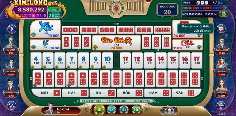 Cẩm Nang Chinh Phục Sảnh Table Game Sicbo Ngũ Long Tại VaoBet Khủng