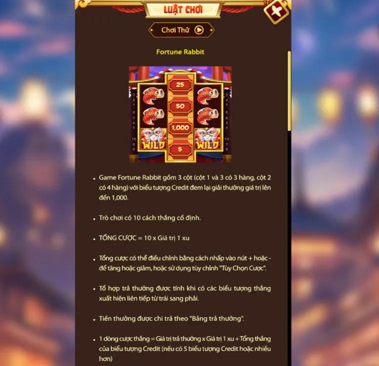 Bí Kíp Săn Jackpot Sảnh Nổ Hũ Fortune Rabbit Tại VaoBet Bất Bại