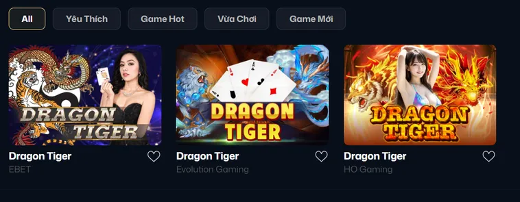 Bí Kíp Sát Phạt Sảnh Dragon Tiger Tại VaoBet Gom Tiền Khủng Cho Người Mới