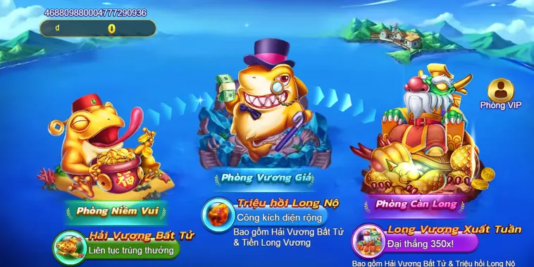 Bắn Cá Royal Fishing VaoBet Ngư Trường Hoàng Gia Chinh Phục Kho Báu Triệu Đô