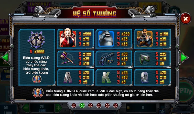 Bí Quyết Quay Hũ Slot Game Suicide Squad Tại VaoBet Thắng Lớn